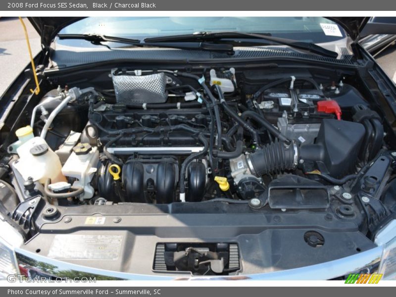 Black / Charcoal Black 2008 Ford Focus SES Sedan