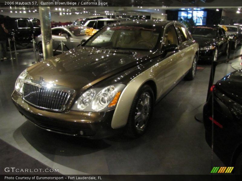 Custom Brown/Beige / California Beige 2006 Maybach 57