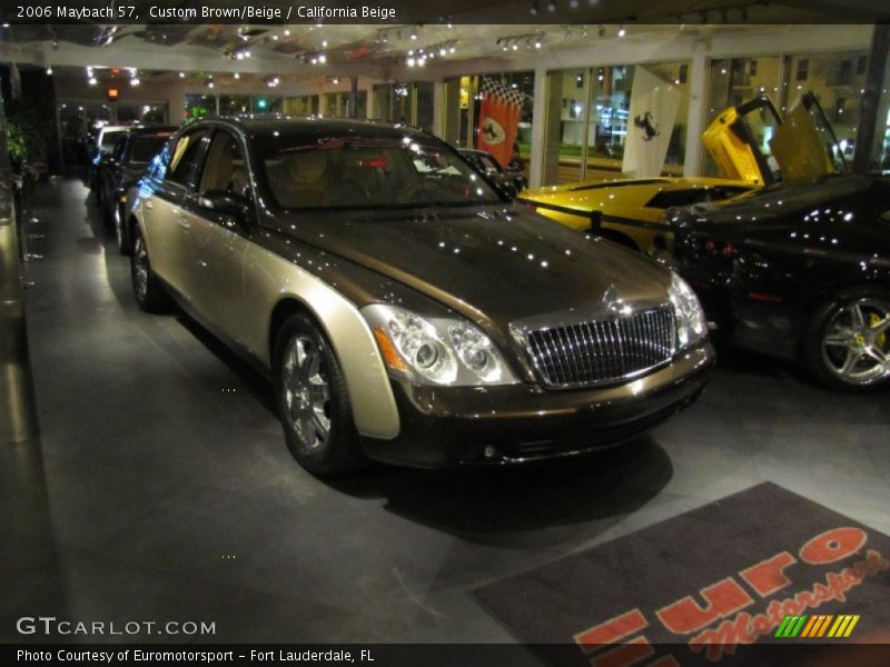 Custom Brown/Beige / California Beige 2006 Maybach 57