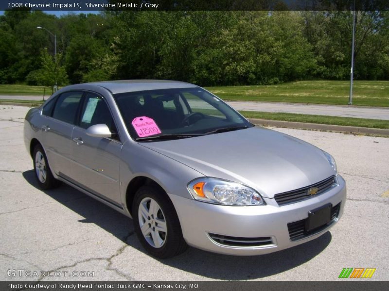 Silverstone Metallic / Gray 2008 Chevrolet Impala LS