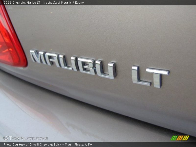 Mocha Steel Metallic / Ebony 2011 Chevrolet Malibu LT