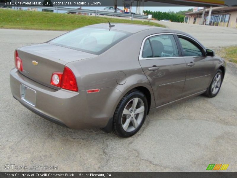 Mocha Steel Metallic / Ebony 2011 Chevrolet Malibu LT