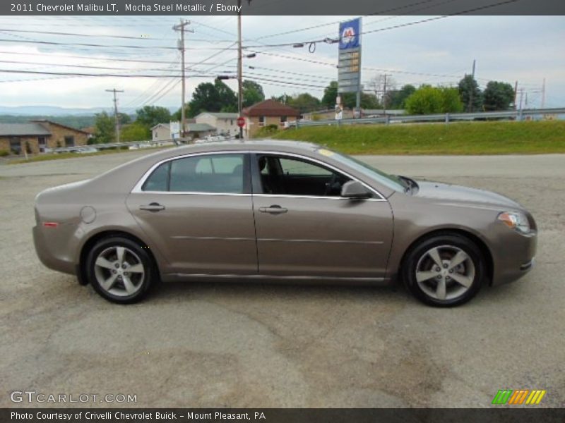 Mocha Steel Metallic / Ebony 2011 Chevrolet Malibu LT
