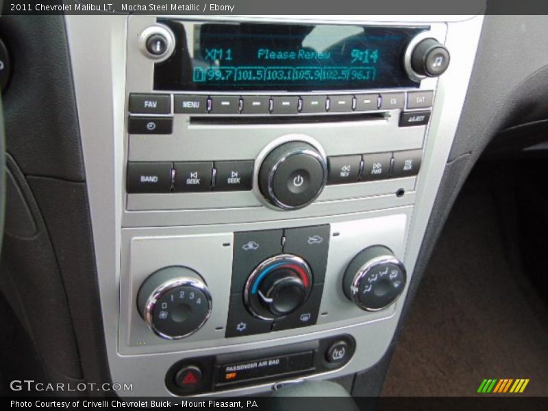 Mocha Steel Metallic / Ebony 2011 Chevrolet Malibu LT