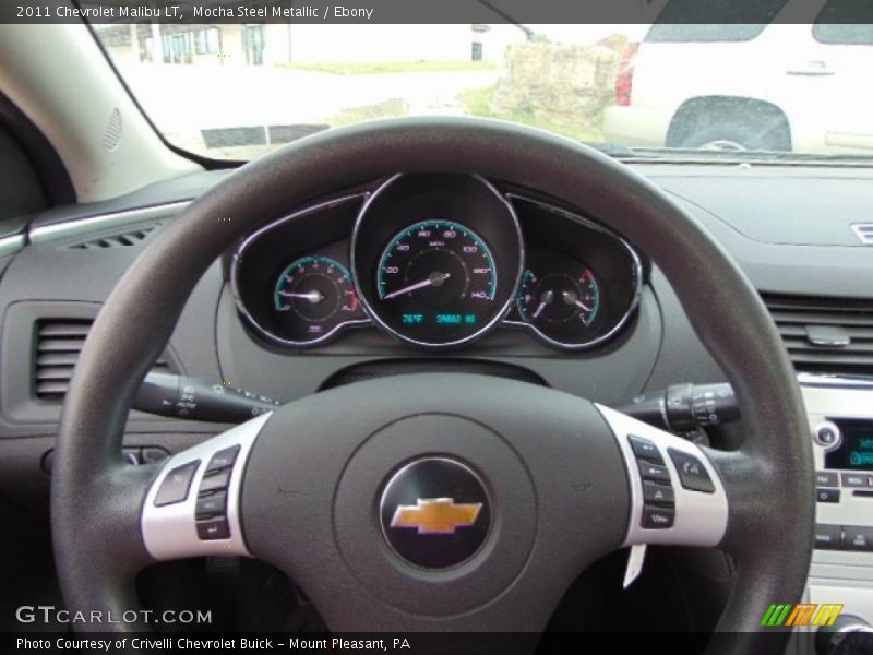 Mocha Steel Metallic / Ebony 2011 Chevrolet Malibu LT