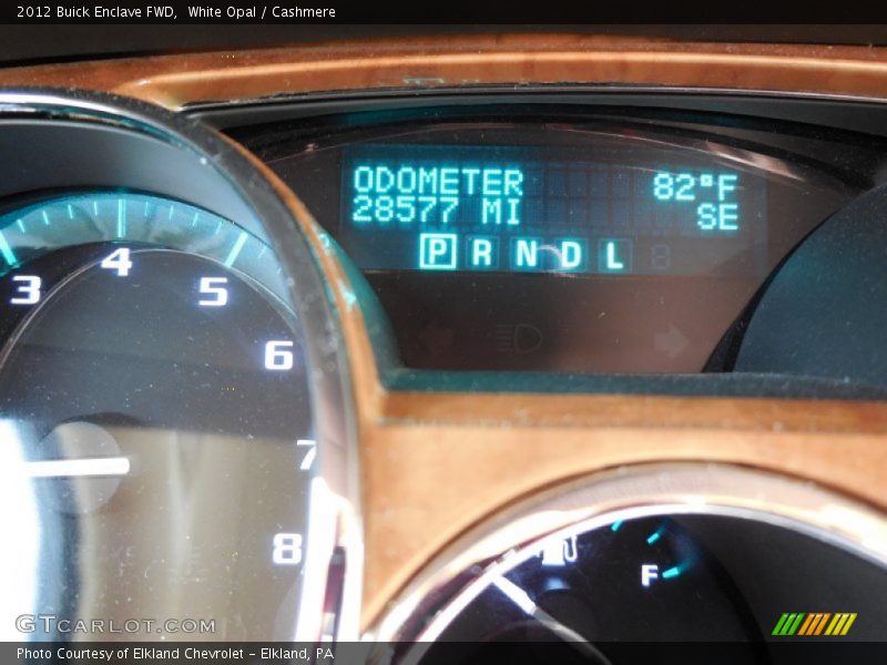 White Opal / Cashmere 2012 Buick Enclave FWD