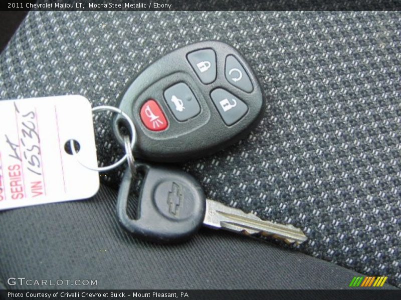 Mocha Steel Metallic / Ebony 2011 Chevrolet Malibu LT