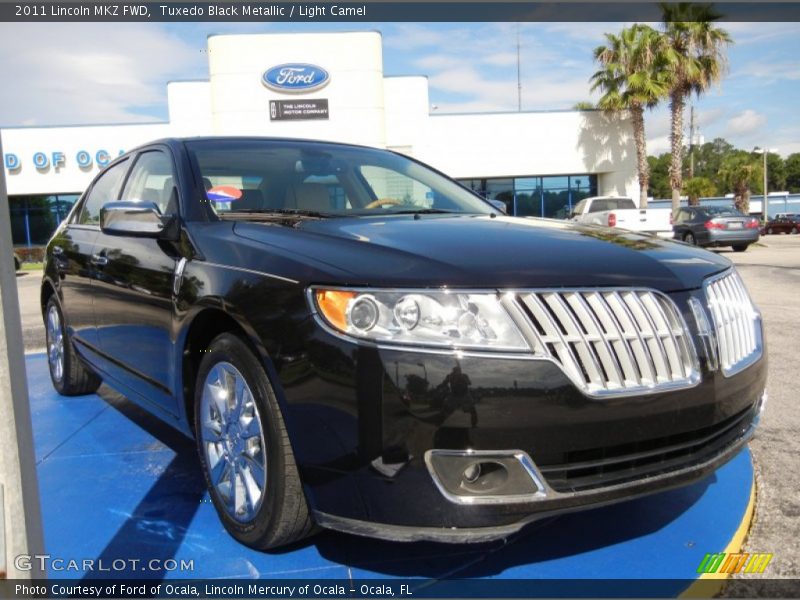 Tuxedo Black Metallic / Light Camel 2011 Lincoln MKZ FWD