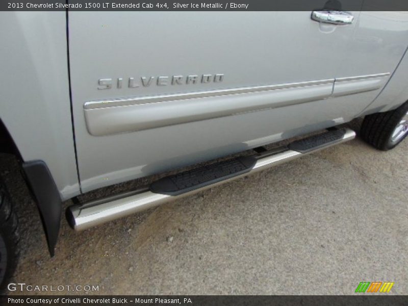 Silver Ice Metallic / Ebony 2013 Chevrolet Silverado 1500 LT Extended Cab 4x4