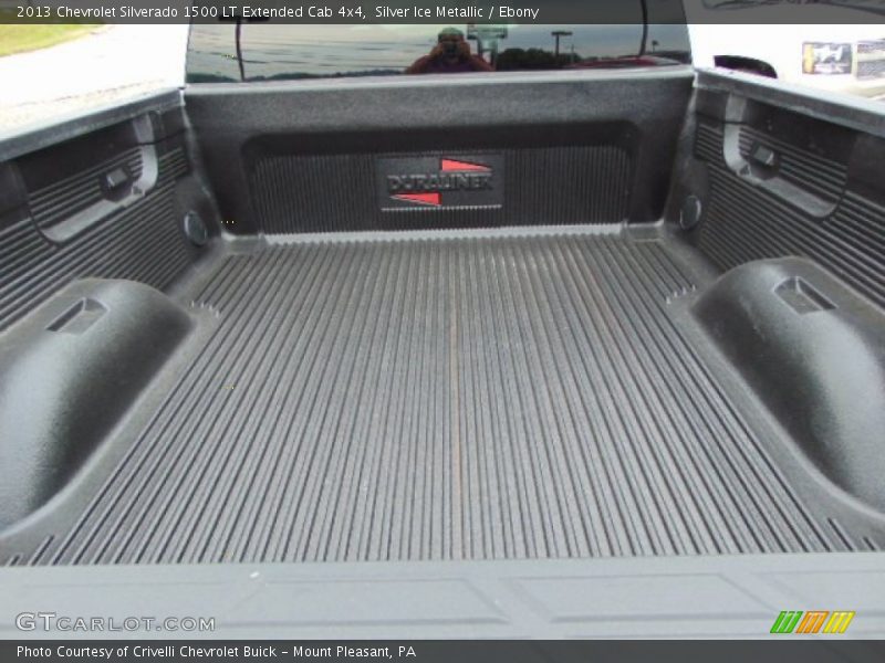 Silver Ice Metallic / Ebony 2013 Chevrolet Silverado 1500 LT Extended Cab 4x4