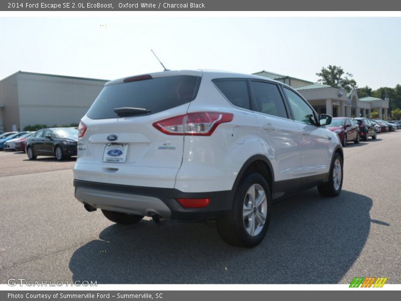 Oxford White / Charcoal Black 2014 Ford Escape SE 2.0L EcoBoost