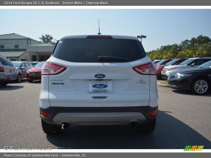 Oxford White / Charcoal Black 2014 Ford Escape SE 2.0L EcoBoost