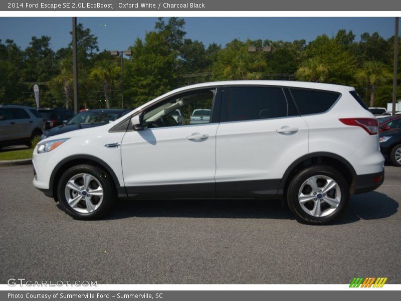 Oxford White / Charcoal Black 2014 Ford Escape SE 2.0L EcoBoost