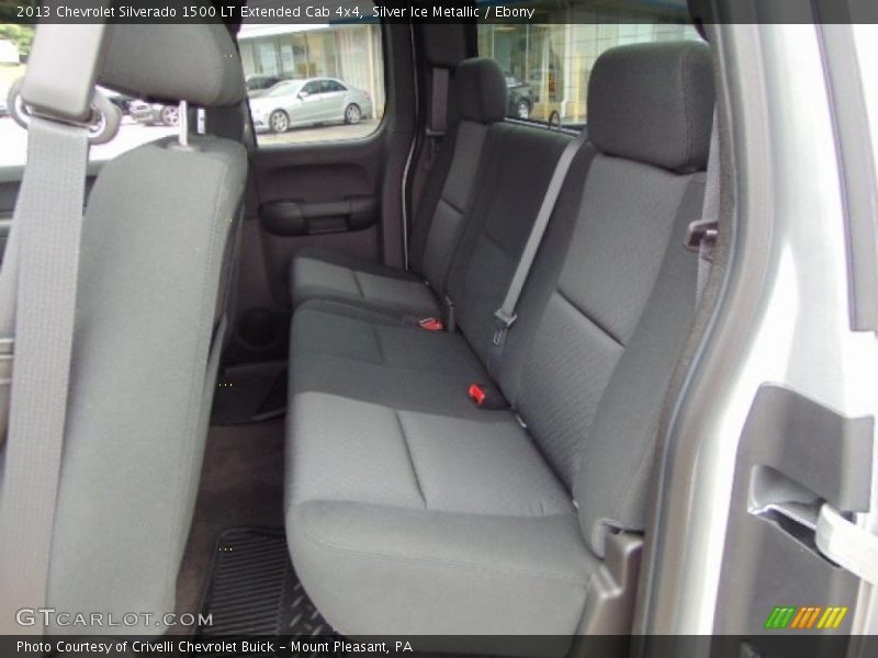 Silver Ice Metallic / Ebony 2013 Chevrolet Silverado 1500 LT Extended Cab 4x4