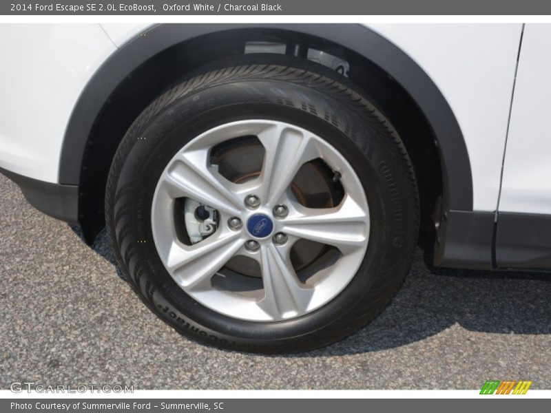 Oxford White / Charcoal Black 2014 Ford Escape SE 2.0L EcoBoost