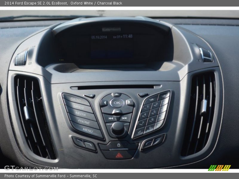Oxford White / Charcoal Black 2014 Ford Escape SE 2.0L EcoBoost