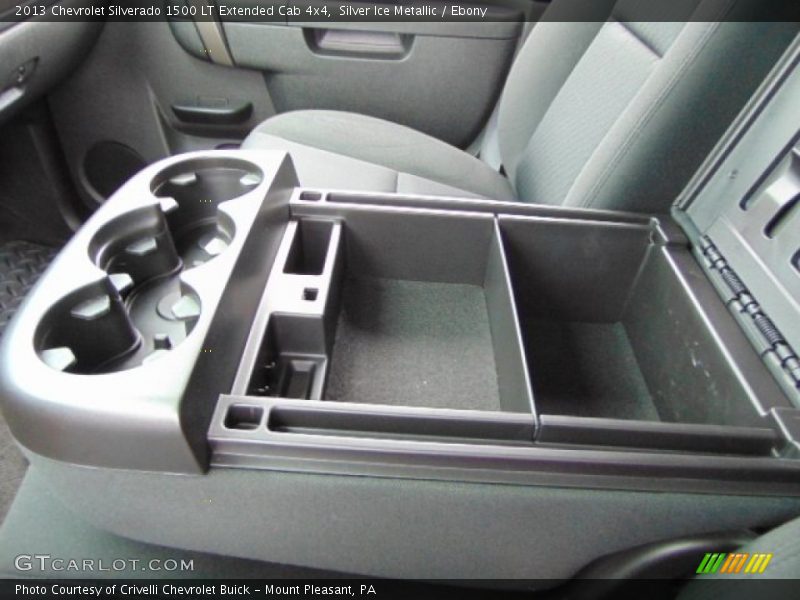 Silver Ice Metallic / Ebony 2013 Chevrolet Silverado 1500 LT Extended Cab 4x4
