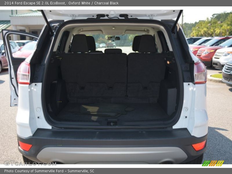Oxford White / Charcoal Black 2014 Ford Escape SE 2.0L EcoBoost