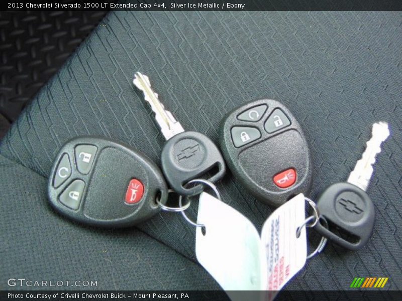 Keys of 2013 Silverado 1500 LT Extended Cab 4x4