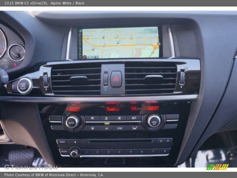 Alpine White / Black 2015 BMW X3 xDrive28i