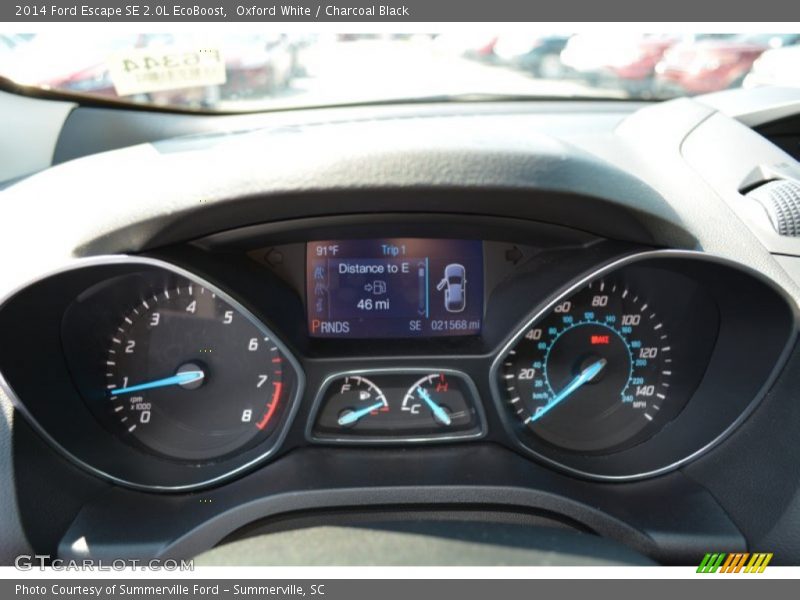 Oxford White / Charcoal Black 2014 Ford Escape SE 2.0L EcoBoost
