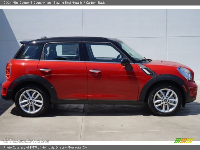Blazing Red Metallic / Carbon Black 2014 Mini Cooper S Countryman