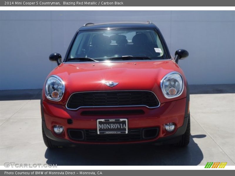 Blazing Red Metallic / Carbon Black 2014 Mini Cooper S Countryman