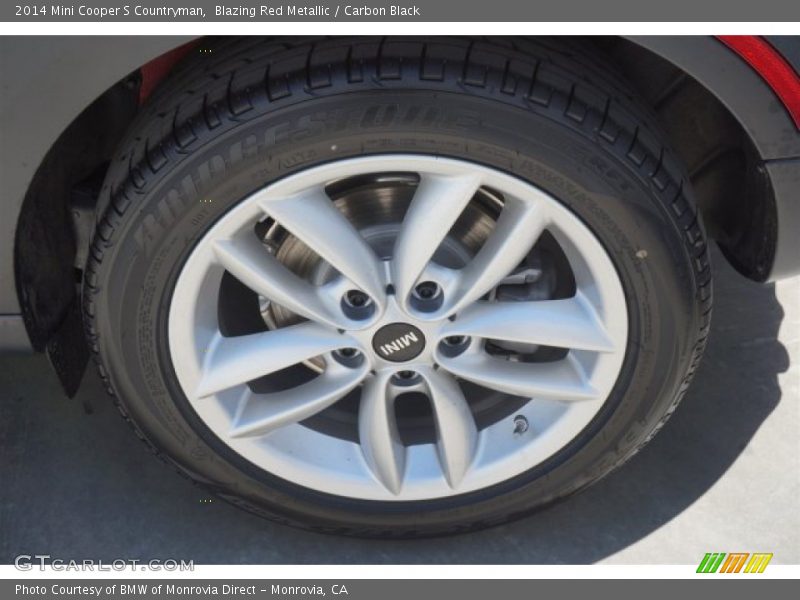 Blazing Red Metallic / Carbon Black 2014 Mini Cooper S Countryman