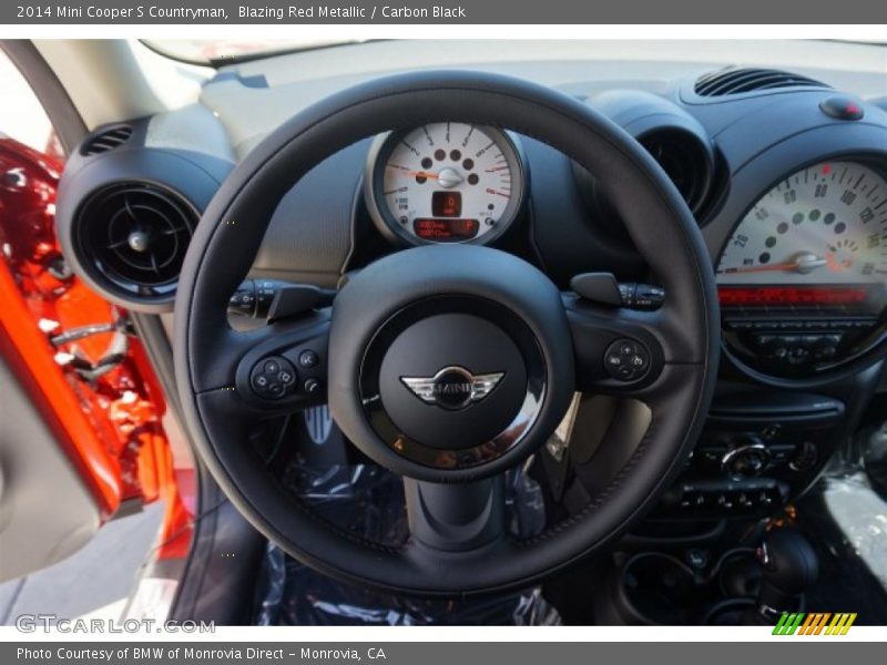 Blazing Red Metallic / Carbon Black 2014 Mini Cooper S Countryman