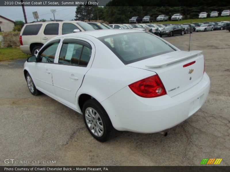 Summit White / Ebony 2010 Chevrolet Cobalt LT Sedan