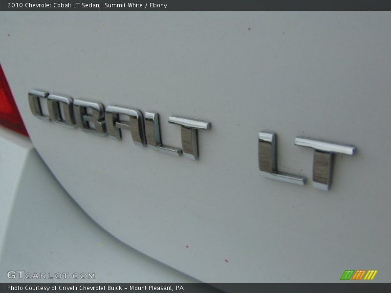 Summit White / Ebony 2010 Chevrolet Cobalt LT Sedan