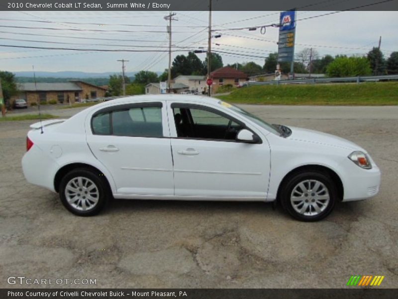 Summit White / Ebony 2010 Chevrolet Cobalt LT Sedan