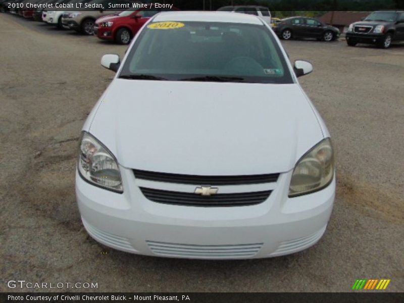Summit White / Ebony 2010 Chevrolet Cobalt LT Sedan