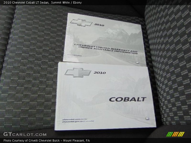 Summit White / Ebony 2010 Chevrolet Cobalt LT Sedan