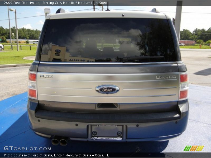Sterling Grey Metallic / Medium Light Stone 2009 Ford Flex Limited