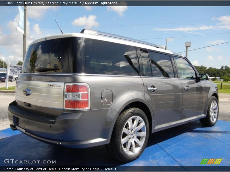 Sterling Grey Metallic / Medium Light Stone 2009 Ford Flex Limited