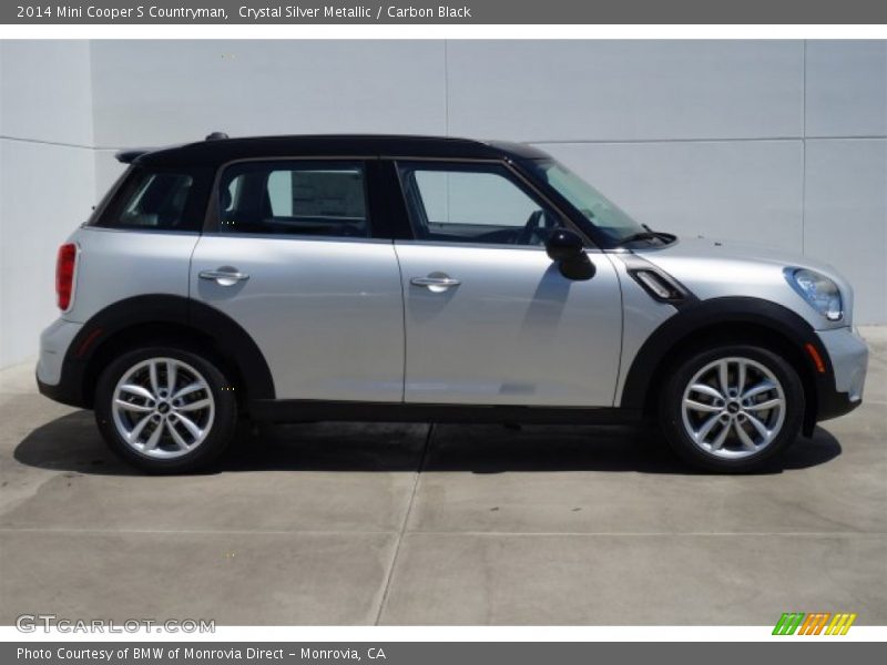 Crystal Silver Metallic / Carbon Black 2014 Mini Cooper S Countryman