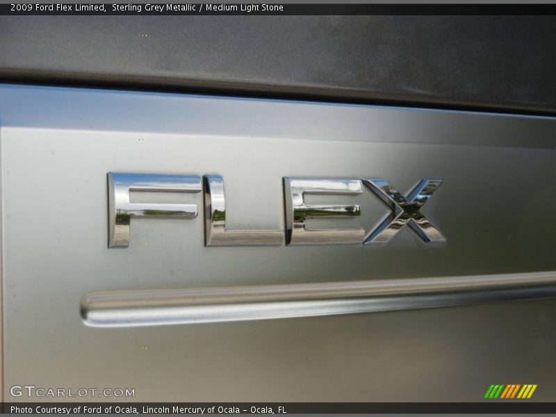 Sterling Grey Metallic / Medium Light Stone 2009 Ford Flex Limited