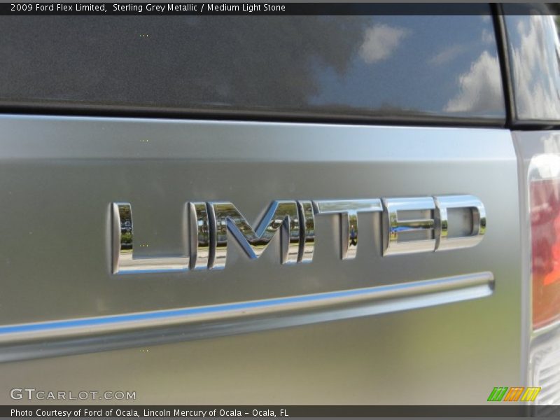 Sterling Grey Metallic / Medium Light Stone 2009 Ford Flex Limited