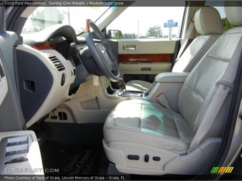 Sterling Grey Metallic / Medium Light Stone 2009 Ford Flex Limited