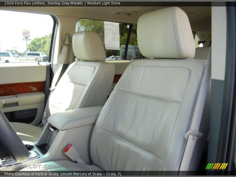 Sterling Grey Metallic / Medium Light Stone 2009 Ford Flex Limited