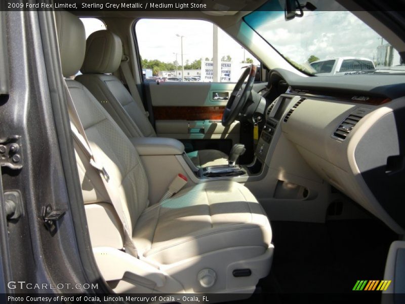 Sterling Grey Metallic / Medium Light Stone 2009 Ford Flex Limited