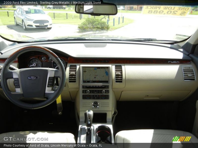 Sterling Grey Metallic / Medium Light Stone 2009 Ford Flex Limited