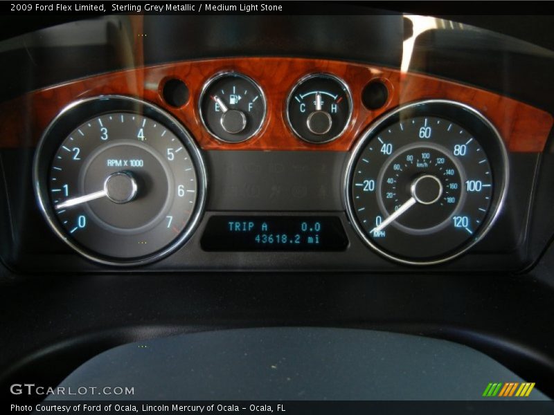 Sterling Grey Metallic / Medium Light Stone 2009 Ford Flex Limited