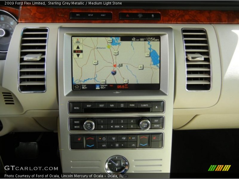 Sterling Grey Metallic / Medium Light Stone 2009 Ford Flex Limited