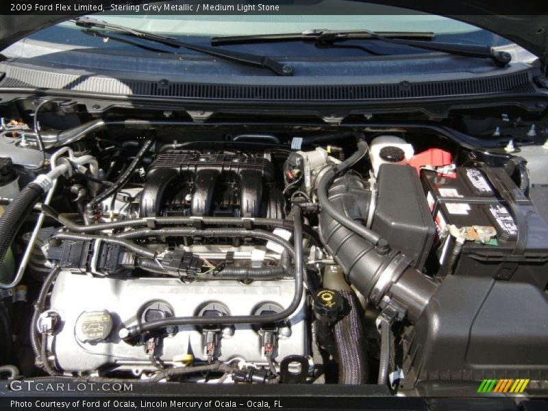 Sterling Grey Metallic / Medium Light Stone 2009 Ford Flex Limited