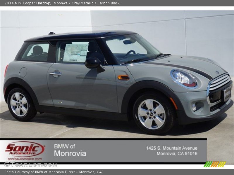 Moonwalk Gray Metallic / Carbon Black 2014 Mini Cooper Hardtop