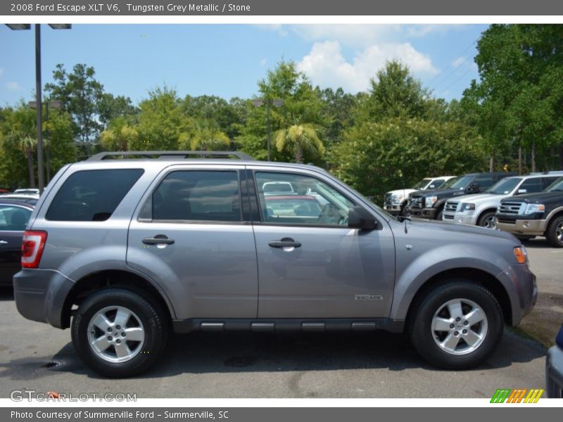 Tungsten Grey Metallic / Stone 2008 Ford Escape XLT V6