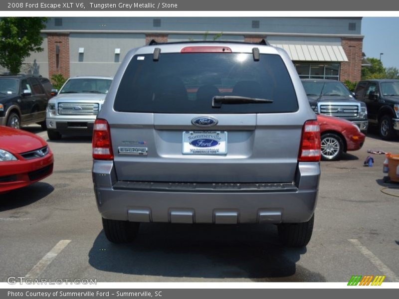 Tungsten Grey Metallic / Stone 2008 Ford Escape XLT V6