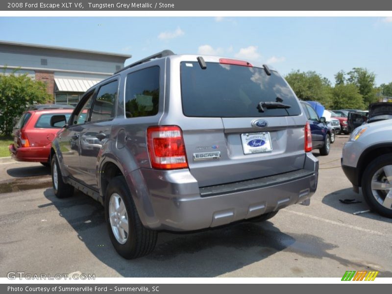Tungsten Grey Metallic / Stone 2008 Ford Escape XLT V6